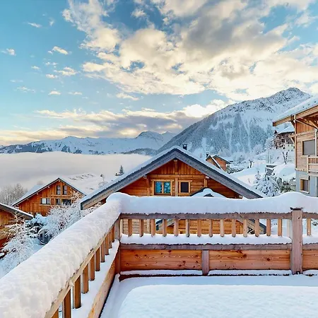 5* Avec Et Jacuzzi - 15 Personnes - Acces Pistes - Parking Prive